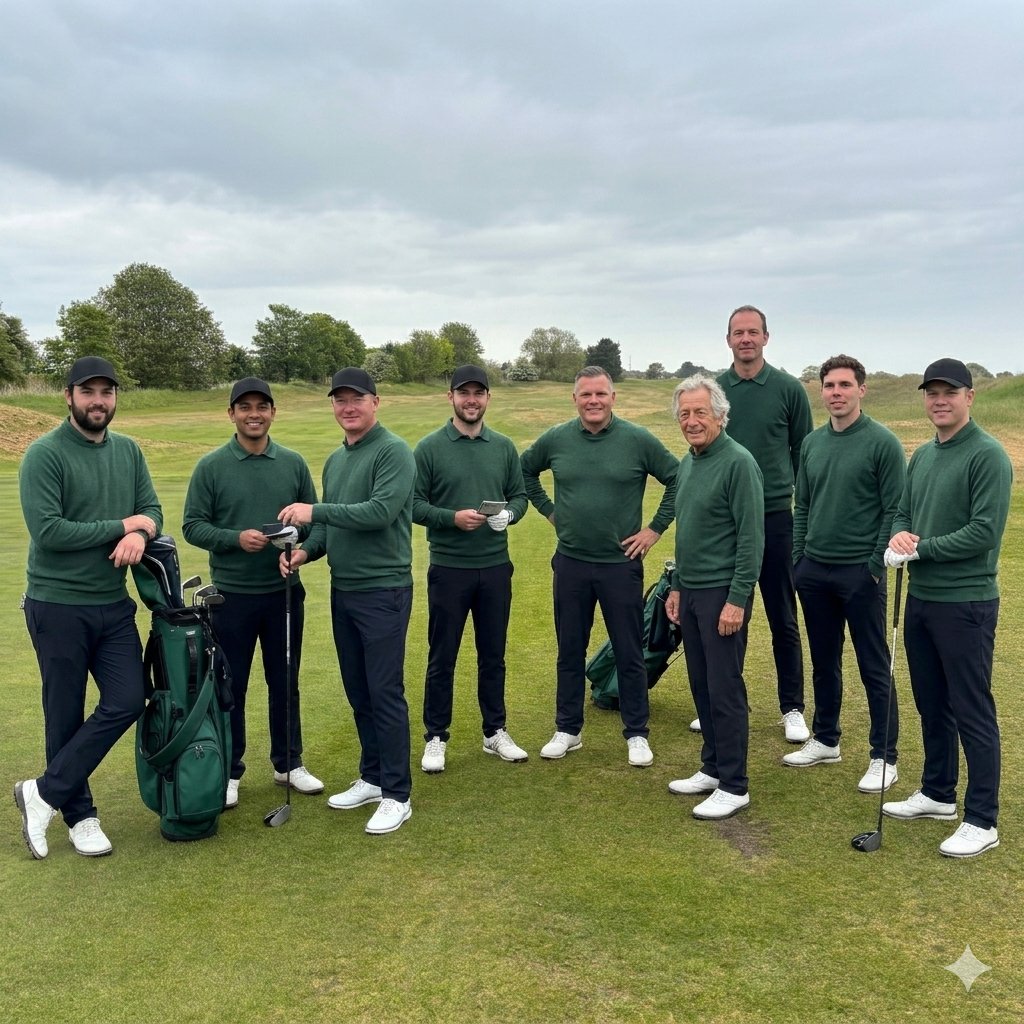The Flushers Golf coaching team
